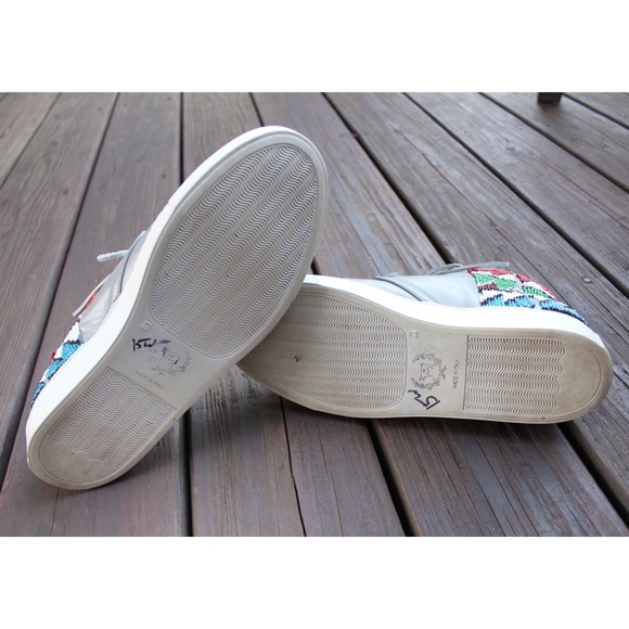 Del Toro Beaded Aztec Chukka Sneakers 9 - Picture 10 of 12